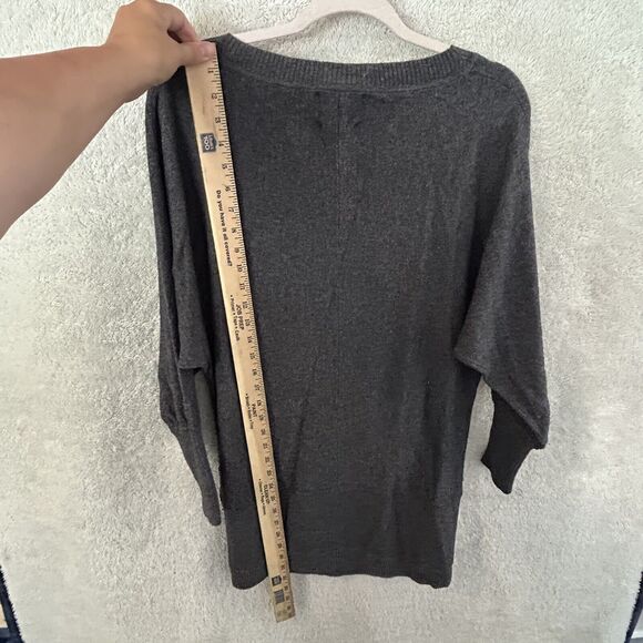 Juicy Couture Dolman Sleeve Sweater Tunic Wool Cashmere Blend Pockets Medium Lg - Picture 13 of 14